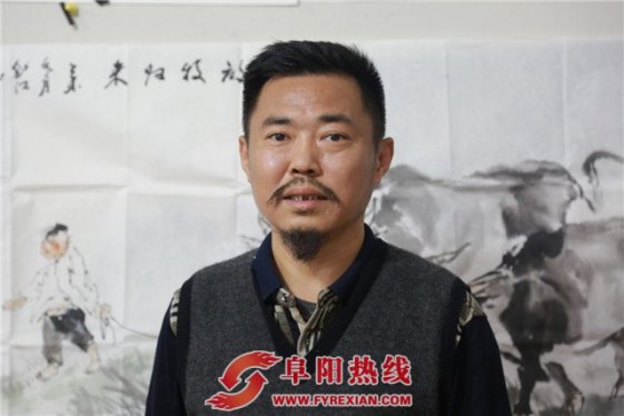 画家钱江做客太和文化艺术交流中心