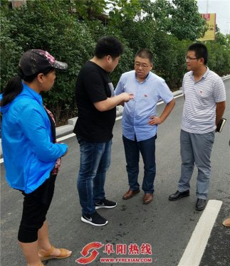 徐新士带队巡查新建道路工程质量