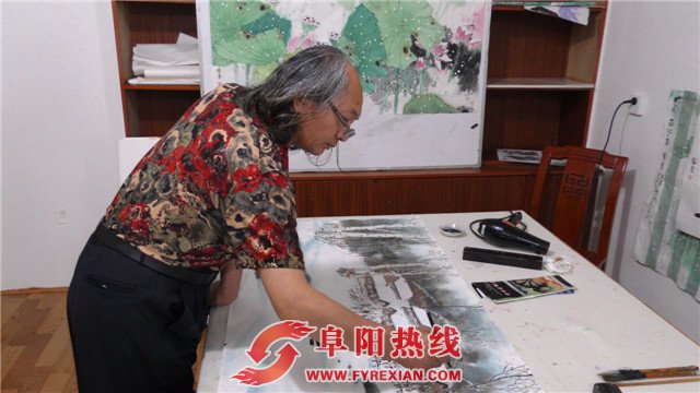 如诗如梦 宁静深远 中国冰雪画家吕宝全做客太和文化艺术交流中心