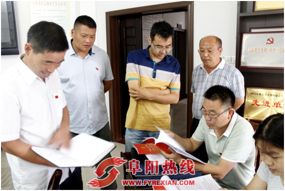 界首市督查考核局专项督查东城街道“两学一做”学习教育