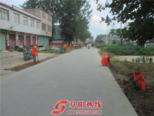 界首市新马集镇农村环境整治新气象