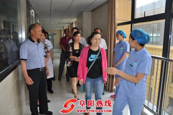 省卫计委医政处到界首市中医院检查指导工作