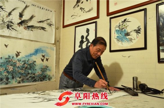 著名画家张万琪做客太和文化艺术交流中心