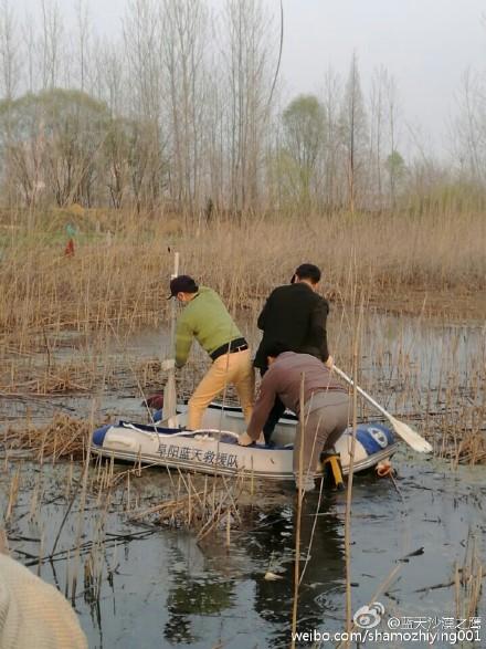 阜阳沙颍河惊现一具浮尸