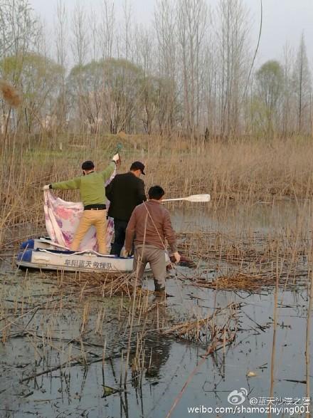 阜阳沙颍河惊现一具浮尸