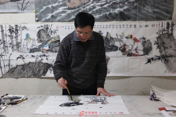 著名画家李泽霖做客太和文化艺术交流中心