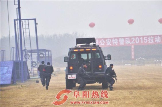 阜阳特警大比武显警威 亮绝活赛真功夫